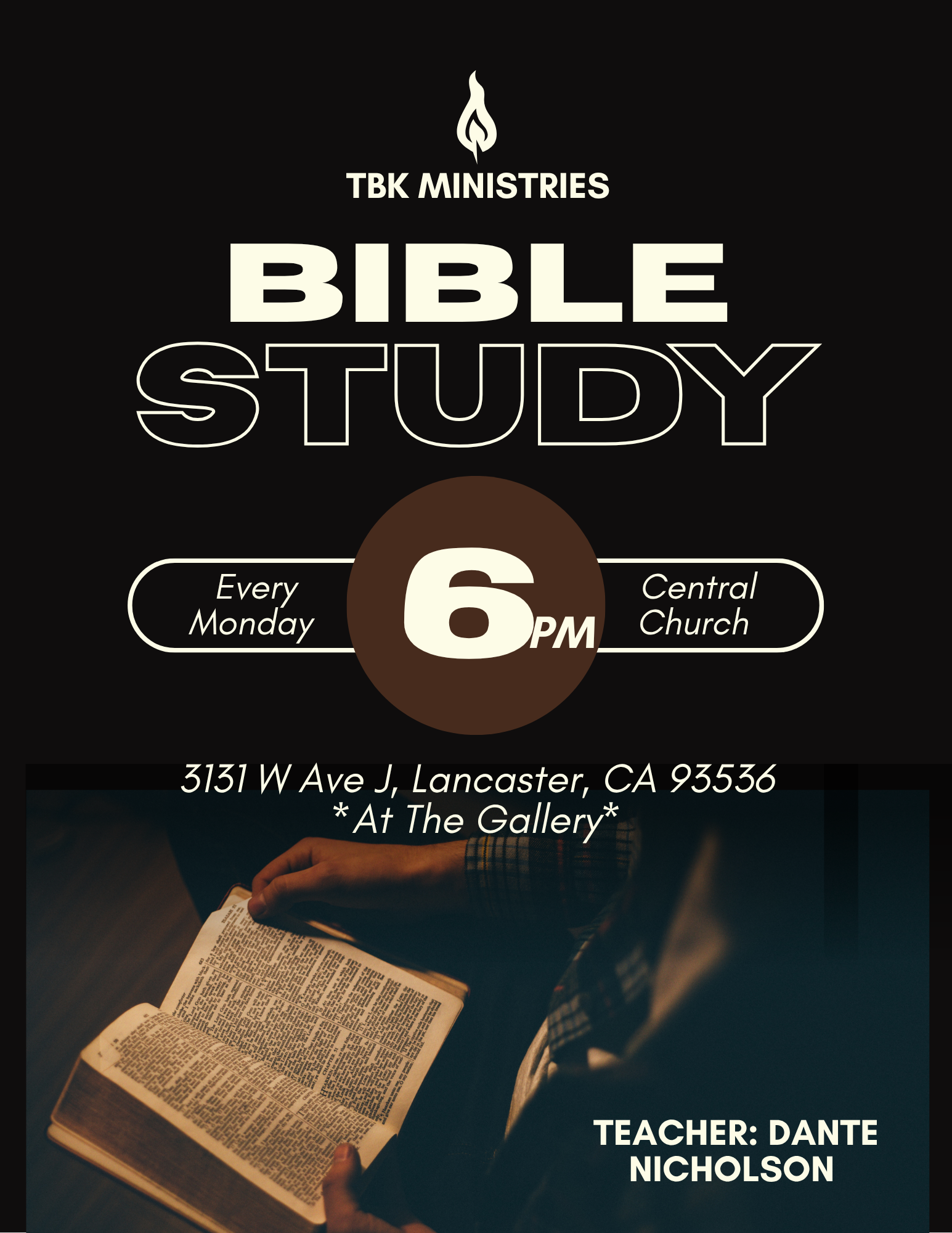 Bible Study Flyer